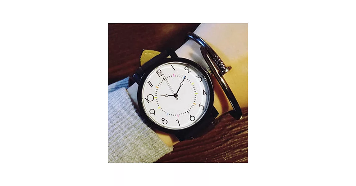 Watch-123 極彩國度-星空復古黑白創意設計師手錶 (4色任選)簡約