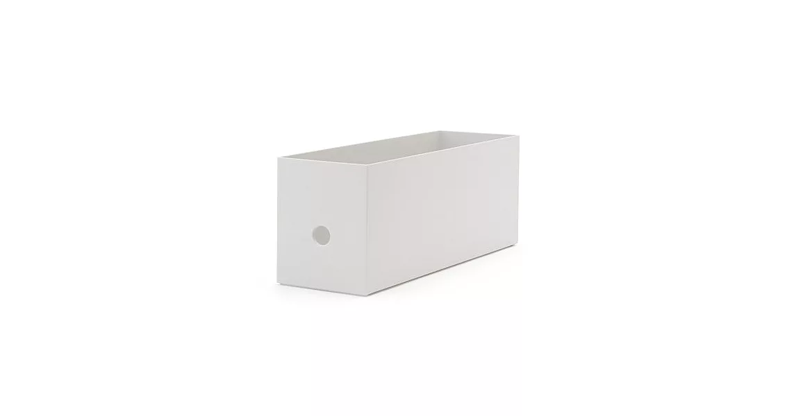 [MUJI無印良品]聚丙烯檔案盒.標準型.1/2.白灰.約10x32x12cm
