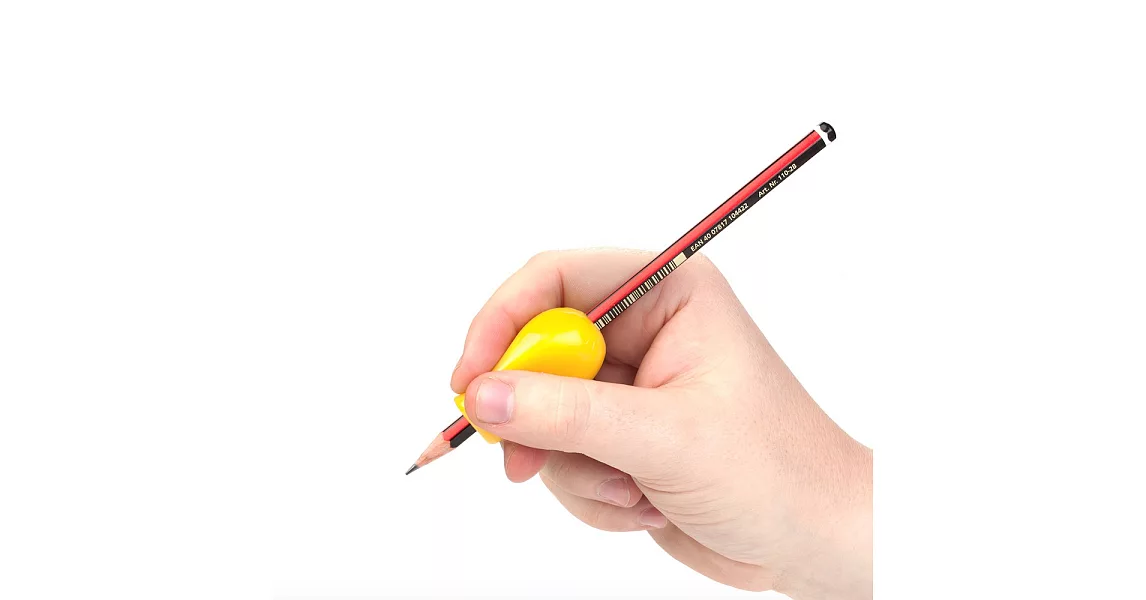 【美國The pencil grip】加大型梨形握筆器(左/右手皆適用)