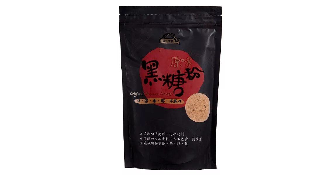 【統一生機】原味黑糖粉500g/袋