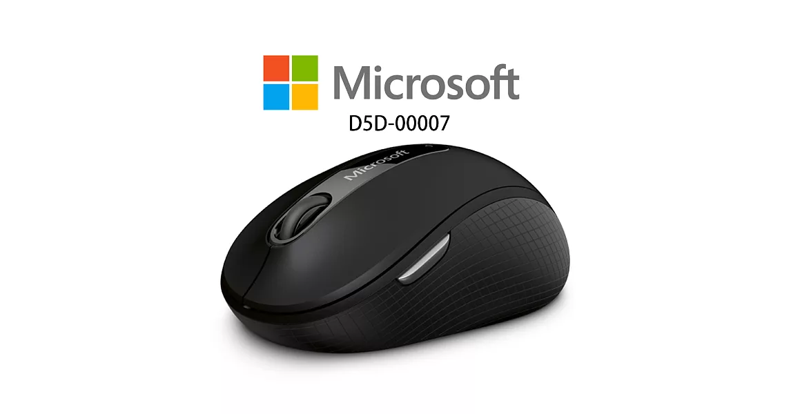 Microsoft 微軟無線行動滑鼠4000（黑色）D5D-00007