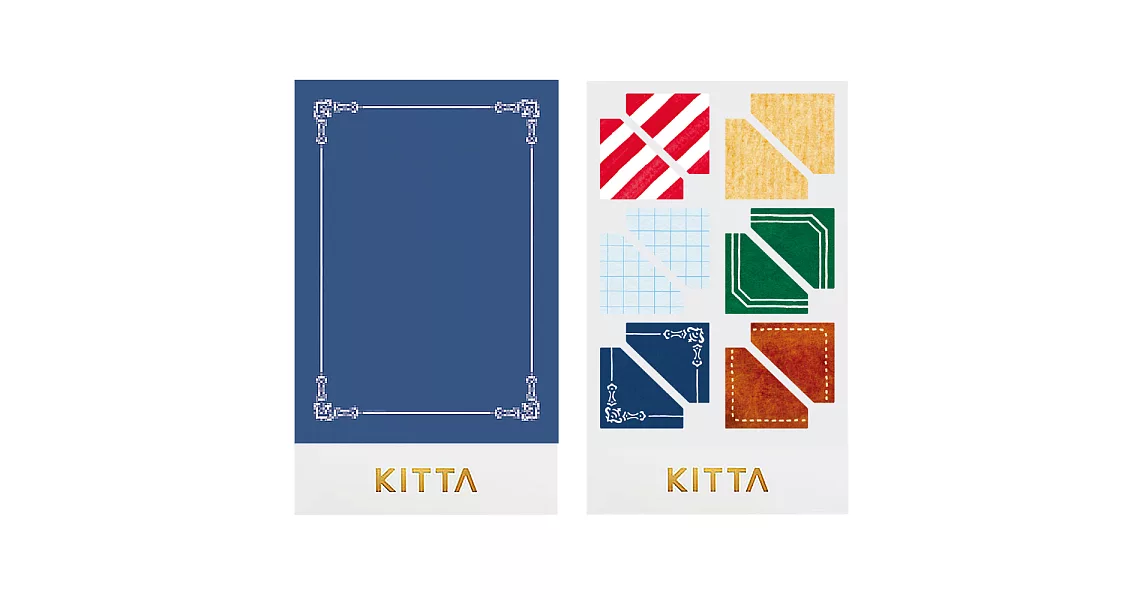 【日本 KITTA 】Seal手帳貼-復古角框