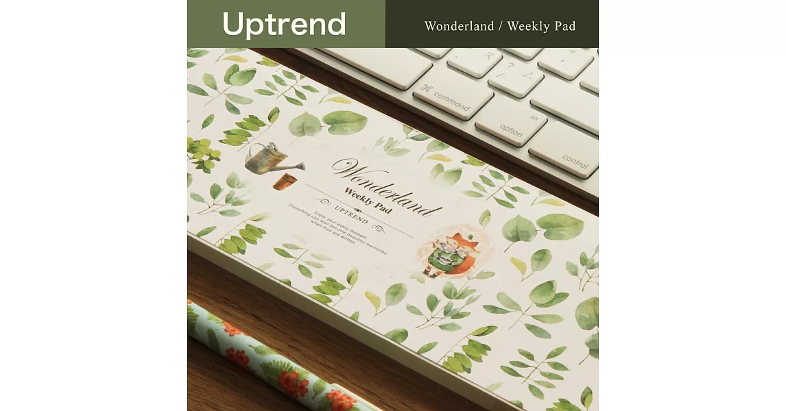 Uptrend Wonderland│ Weekly Pad電腦週記本‧狐狸園丁