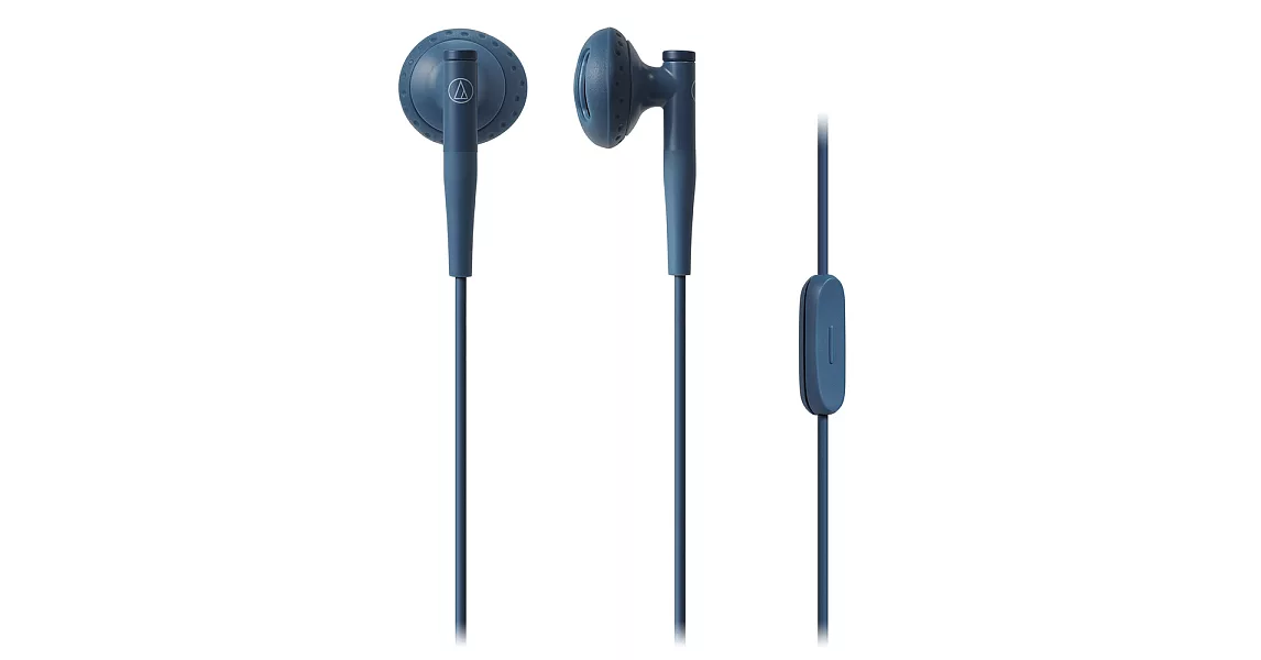鐵三角 ATH-C200iS 可通話 智慧型手機專用 耳塞式耳機-藍色