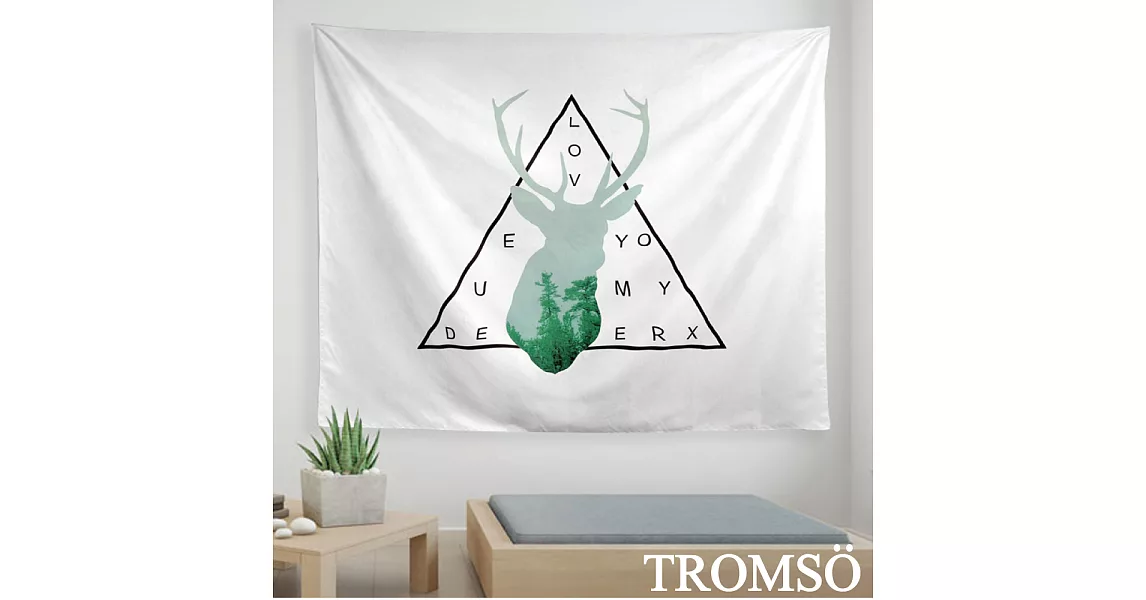 TROMSO北歐時尚生活掛毯-D302北歐麋鹿