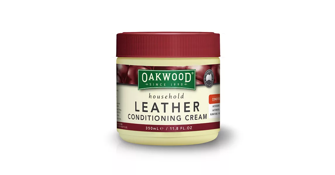 【OAKWOOD】皮革護理膏 350mL/罐(皮衣、皮鞋、皮包、皮沙發)