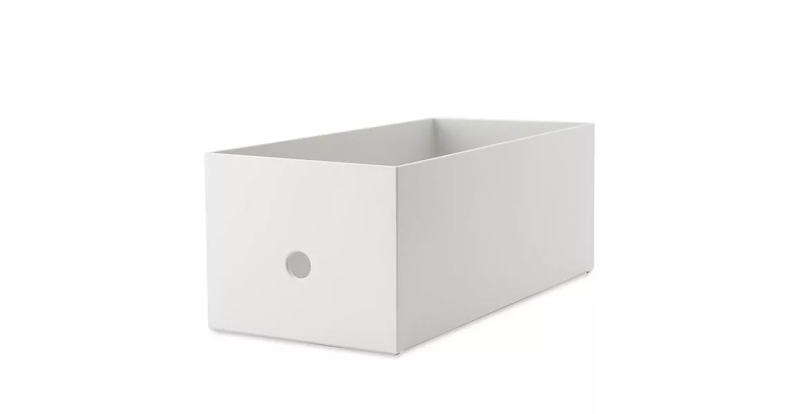[MUJI無印良品]聚丙烯檔案盒.標準型.寬.1/2.白灰.約15x32x12cm