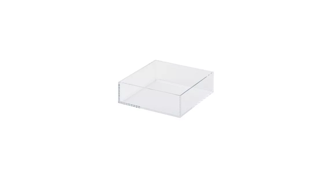 [MUJI無印良品]可堆疊壓克力盒/小.1/2.約12.6x12.6x4cm