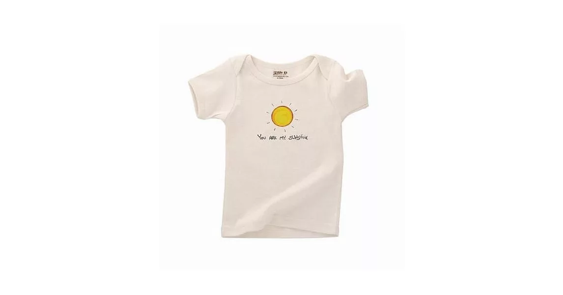 美國Kee-ka-有機棉Lap短袖T恤禮盒You Are My Sunshine！（12~18M）