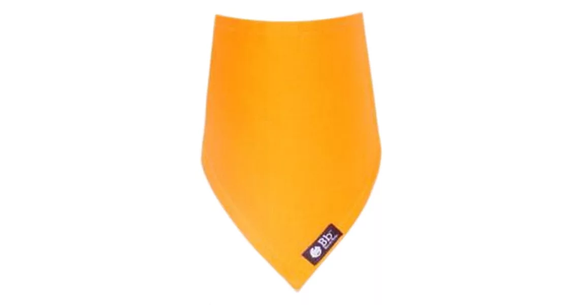 美國BazzleBaby-時尚造型超可愛領巾圍兜Tangerine