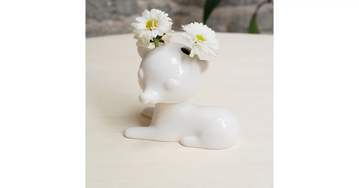 花間小鹿花器 Deer in Flowers(Flower Planter)