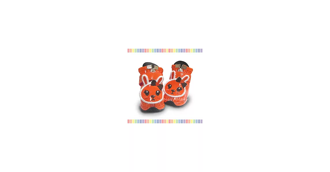 韓國原裝Doggy School兔兔鞋【橘色】(0號)