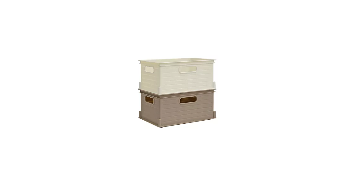 《山本》小物收納置物盒6入-棕褐色