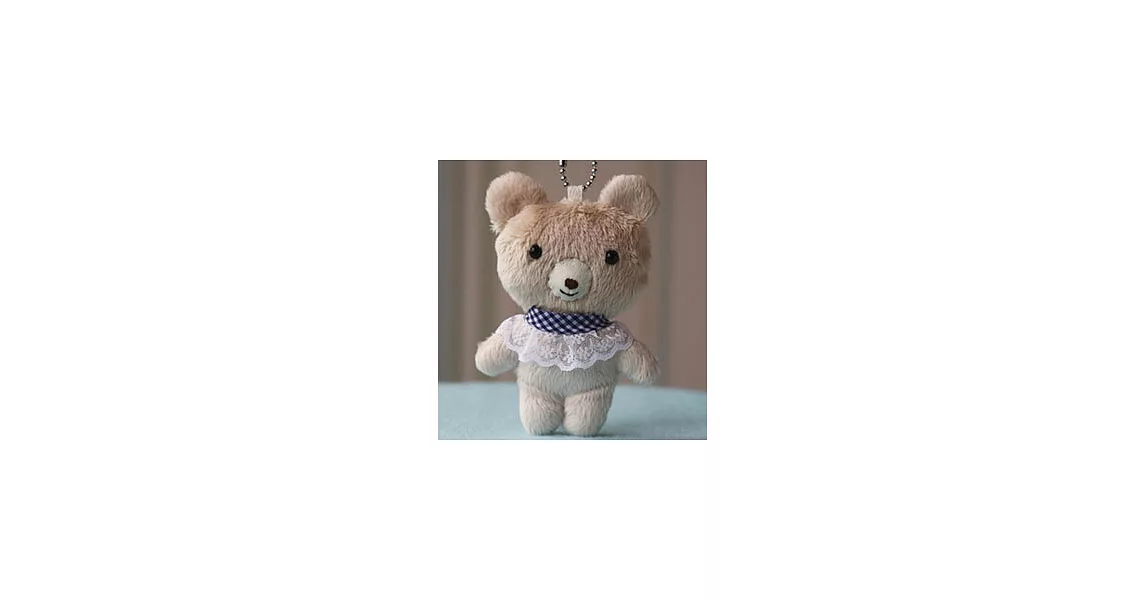 絨毛布泰迪熊材料包──QQ熊(米白色)