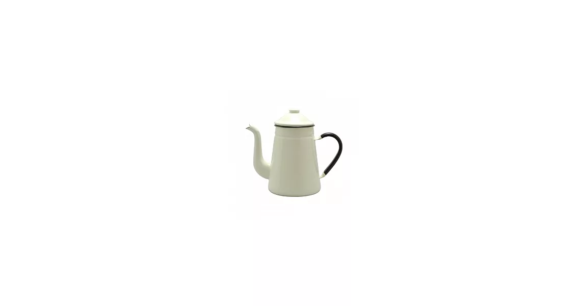 野田琺瑯－咖啡壺（米白）                              米