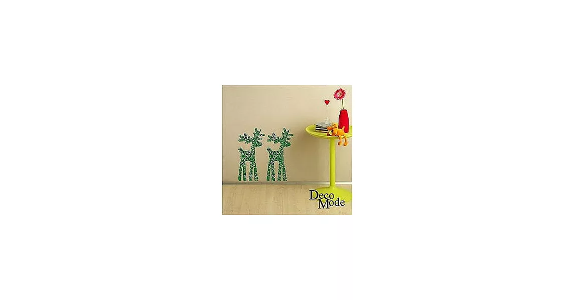 DecoWall 圖像壁貼 ◆ 聖誕小鹿