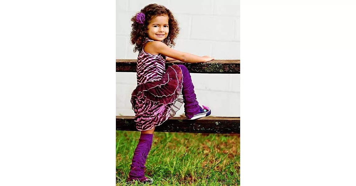 澳洲Huggalugs創意手襪套，荷葉邊Purpleberry，時尚實惠的選擇！