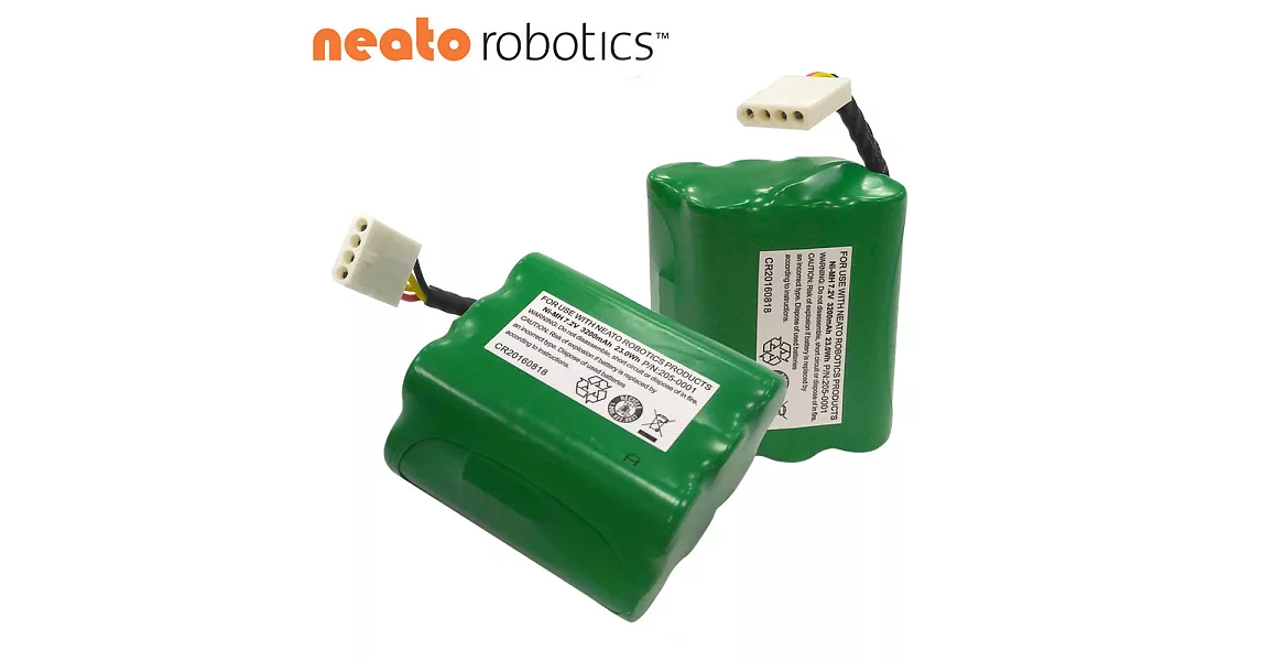 Neato Robotics 機器人吸塵器專用原廠電池(一組兩顆)