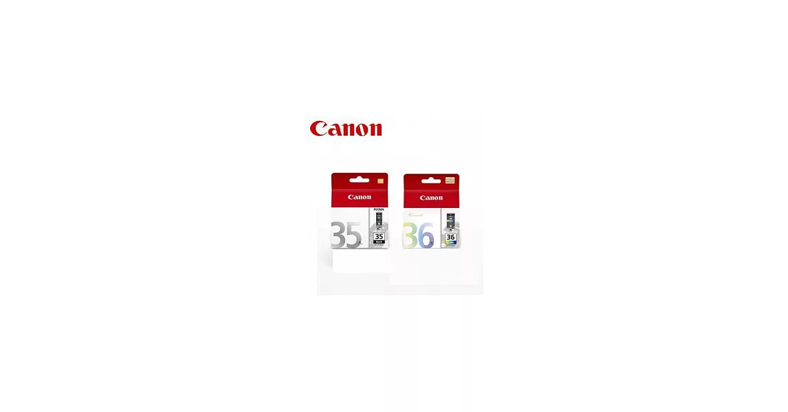 CANON PGI-35BK + CLI-36C 原廠墨水匣組合