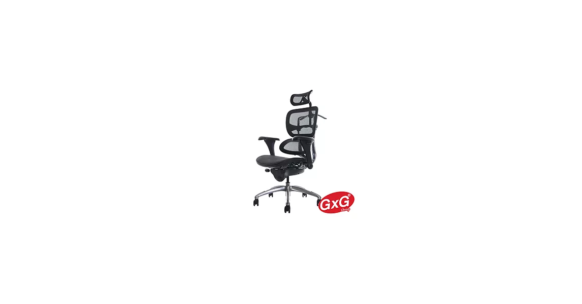 【GXG 傢俱】頂級科技線控全網辦公椅/電腦椅 商務TW系列 TW-111PRO 黑色黑色