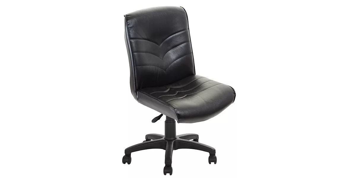 【GXG 傢俱】透氣舒適皮革辦公椅/電腦椅 舒適TW系列 TW-1008 黑色
