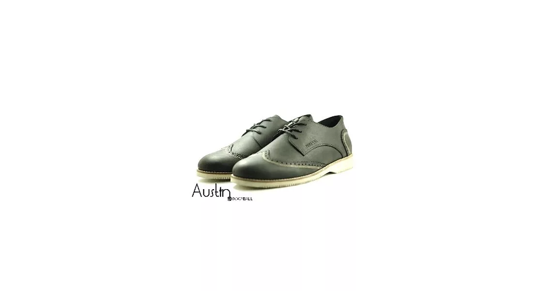 【Dogyball】＂Ausitn＂-雕花牛津鞋40黑色