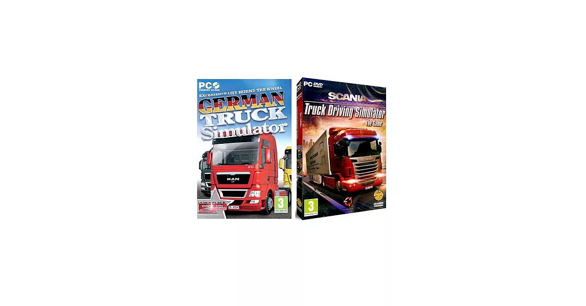 【模擬卡車 暢銷組】★ 德國卡車 + 斯坎尼亞卡車 ★ German Truck Simulator +SCANIA Truck Driving Simulator [英文版PC-GAME]