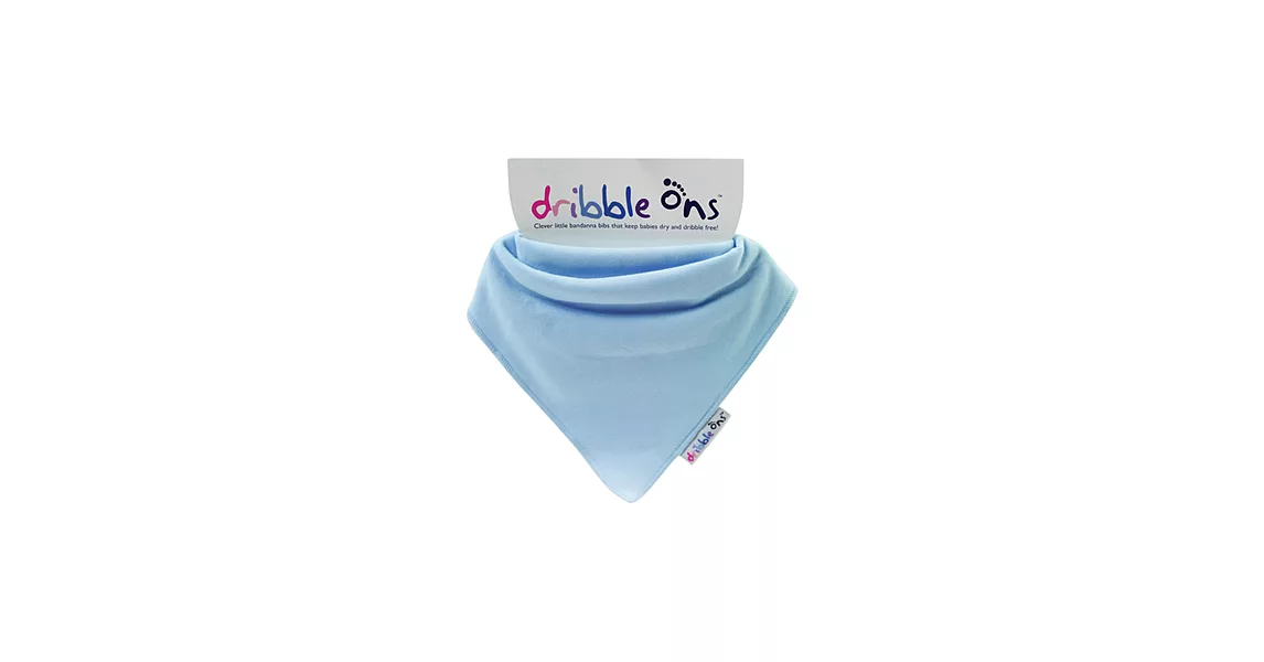 Dribble ons 小牛仔領巾粉藍色