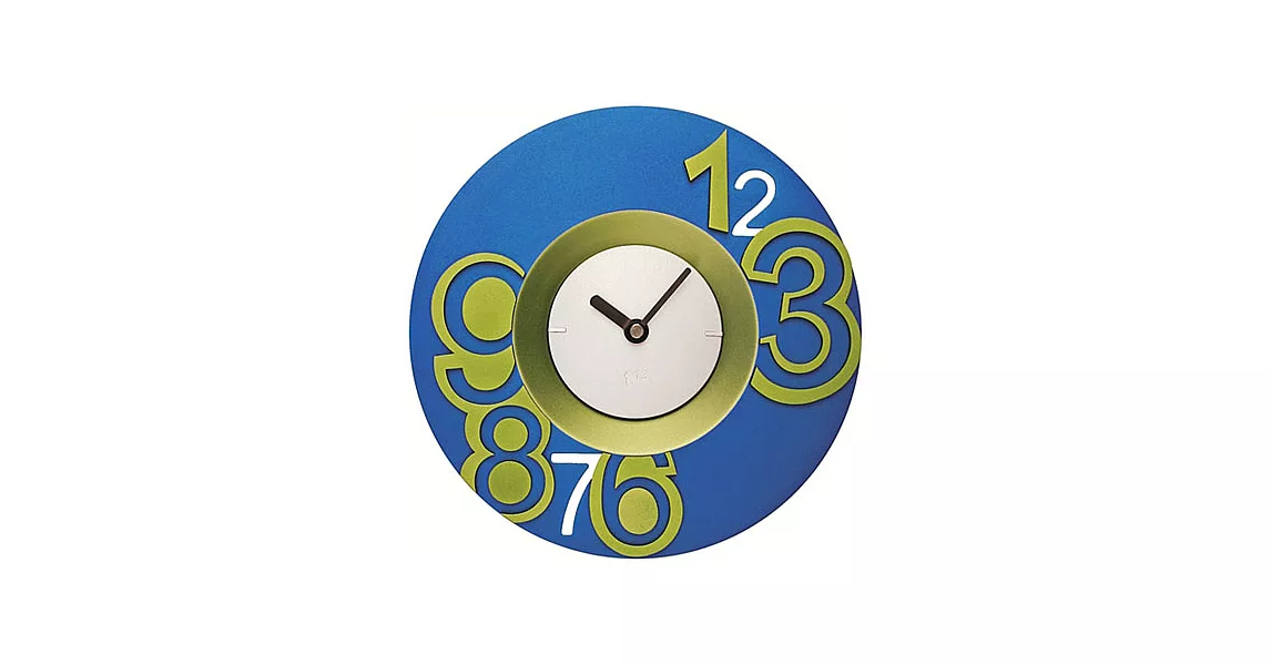【t13】Swap時計系列（時尚時鐘）藍色幾何鐘面搭配銀色鐘面
