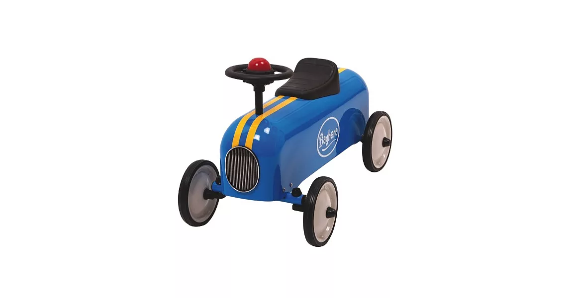 【法國Baghera】Racer Blue 經典小車（嚕嚕車）｜藍