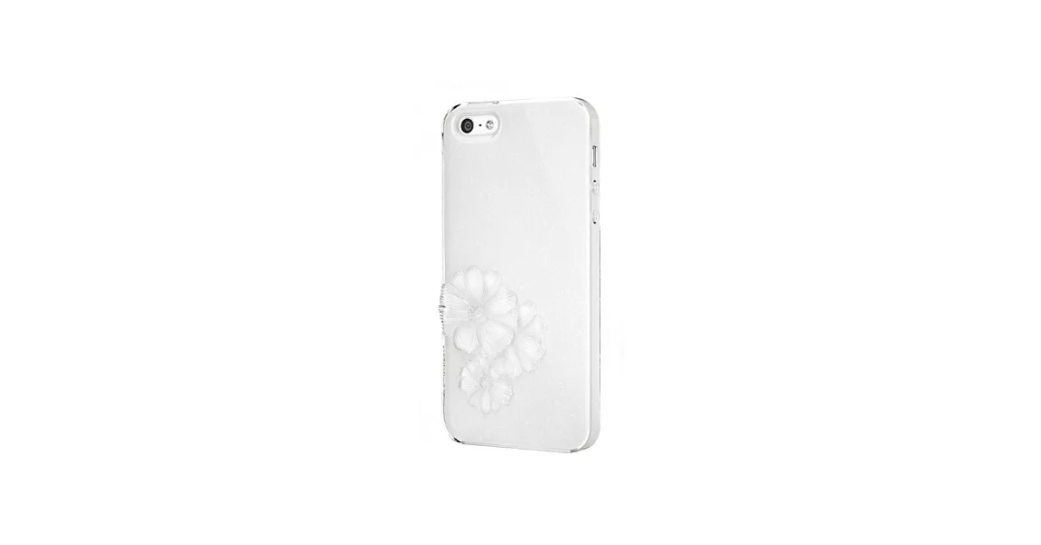SwitchEasy Dahlia 大理花3D造型iPhone5保護殼-白色
