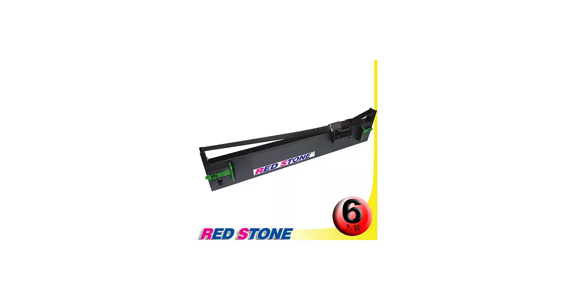 RED STONE for EPSON S015611/LQ690C黑色色帶組(1組6入)