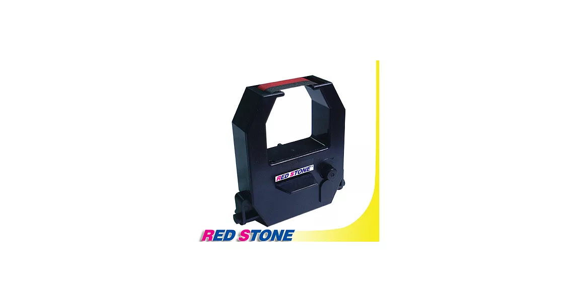 RED STONE for AMANO EX-3200．VEPTEX 895/900電子式打卡鐘色帶(黑色＆紅色)