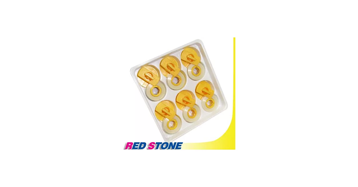 RED STONE for DRY E [Life Off Tape] 打字機碳帶修正帶組(白色/1組6入)