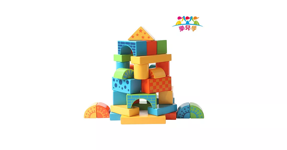 【樂兒學】百變創意88顆益智木製學習積木