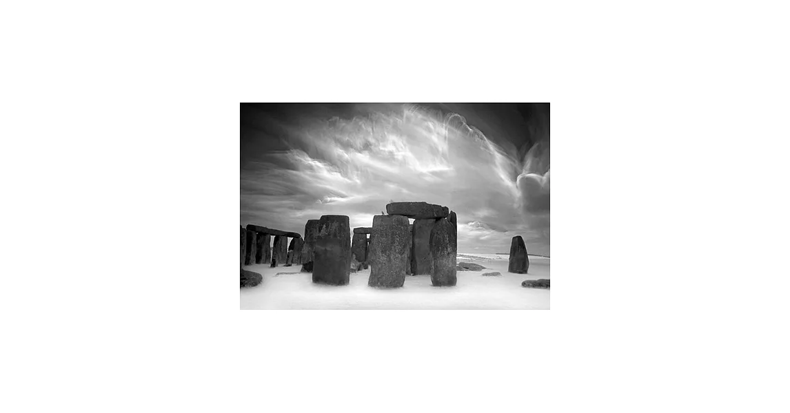 Stonehenge 巨石陣雙銀邊素面黑框