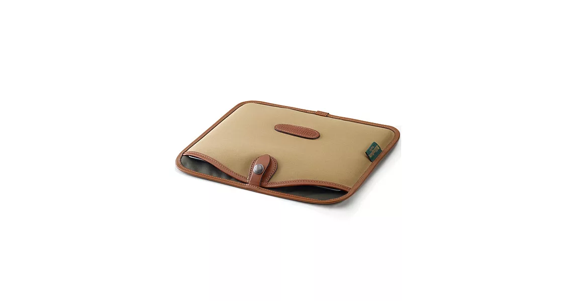 白金漢 Billingham Tablet Slip 小筆電/平板 專用袋/經典材質/卡其色/褐邊5210433-70
