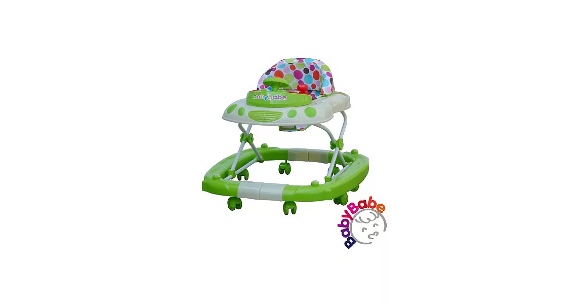 【BabyBabe】多功能汽車嬰幼兒學步車-綠