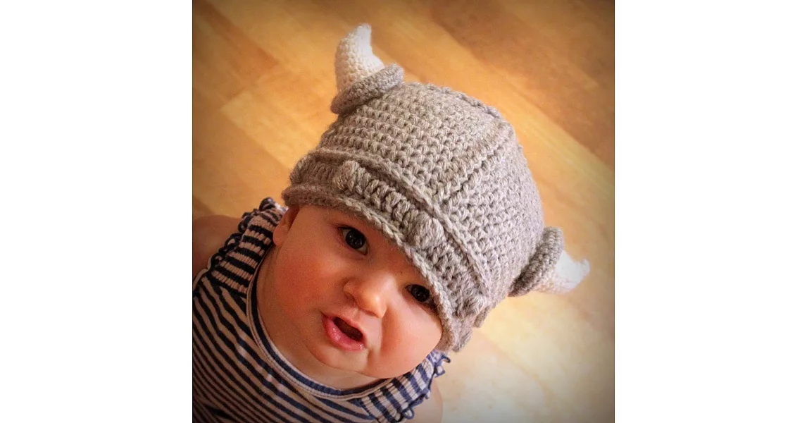 Cutie Bella手工編織帽Viking(嬰兒款)