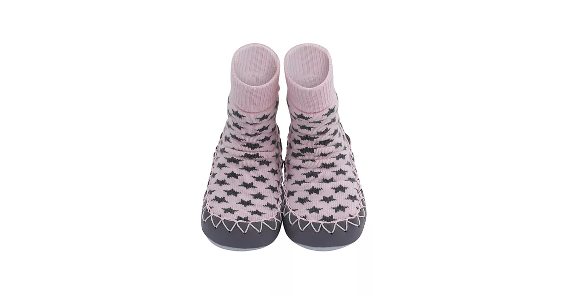 Moccis成人室內鞋襪----穿上MOCCIS，赤足實感 保暖舒適---粉紅星辰(25~26cm)39粉紅星辰(25~26cm)
