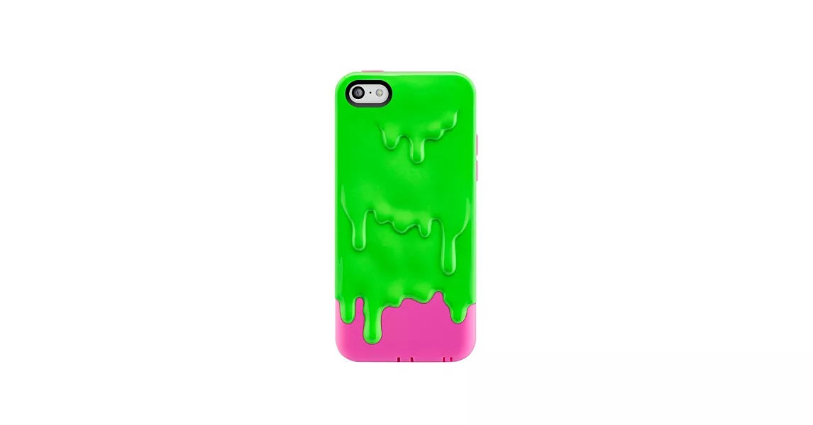 SwitchEasy Melt iPhone 5C冰淇淋溶化造型保護殼-萊姆綠