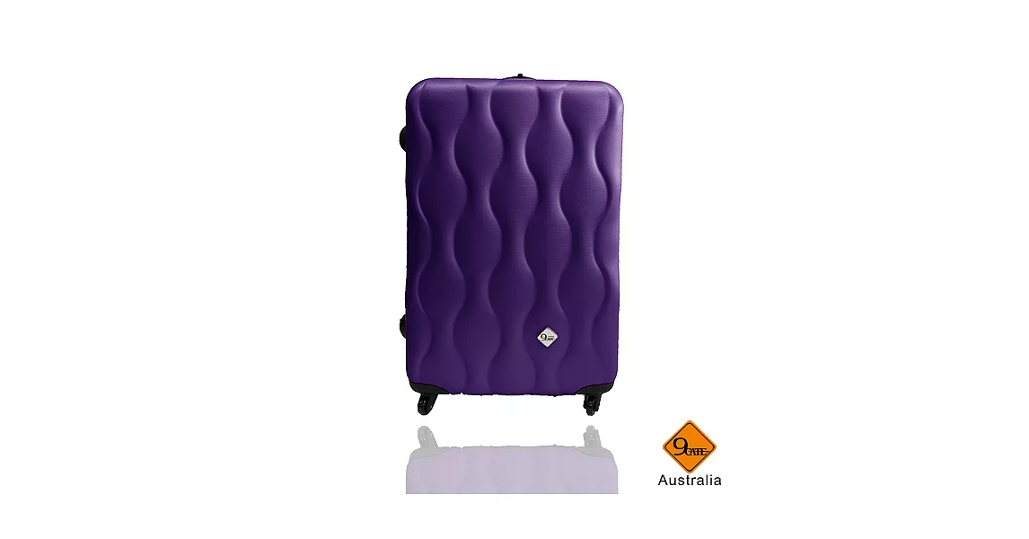 Gate9波西米亞系列(28吋_紫)ABS輕硬殼行李箱旅行箱MJ-BOX美靚活力館莎莎28吋