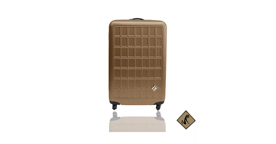 Miyoko方塊系列20吋ABS輕硬殼旅行箱行李箱登機箱