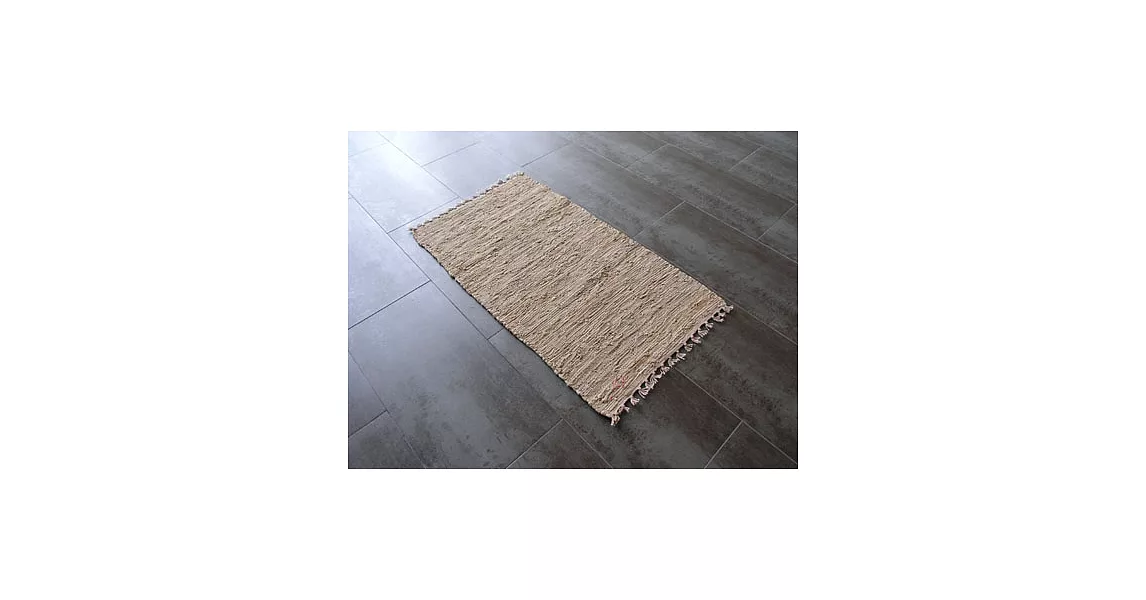 義大利 SENSATION 皮革編織地毯 110x170 (cm)CREAM