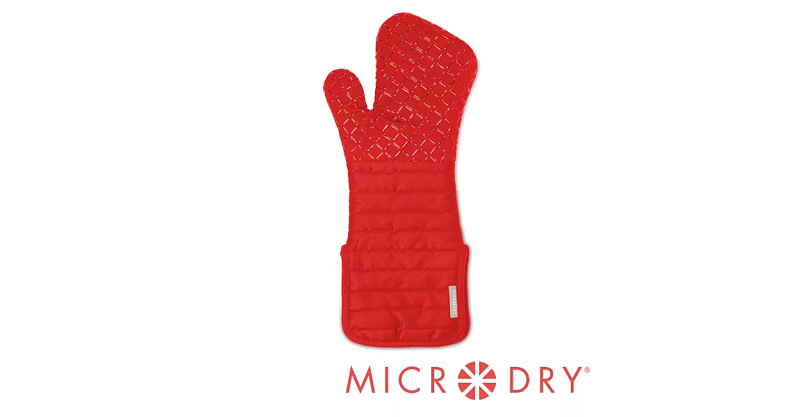 Microdry 《Oven Mitt》舒適防滑隔熱手套/L番茄紅