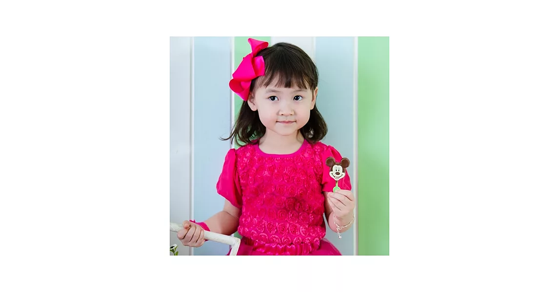 Cutie Bella 玫瑰上衣Rossette Top-Rose Pink 90CM