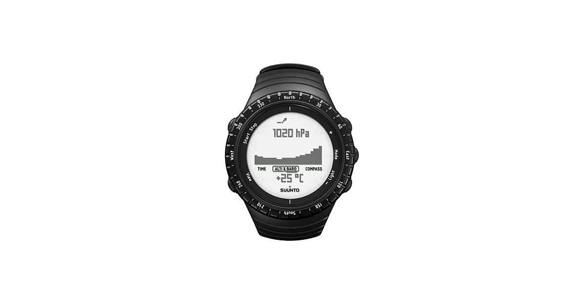 【SUUNTO】Core Regular Black 專業登山錶 (黑  SUSS014809000)