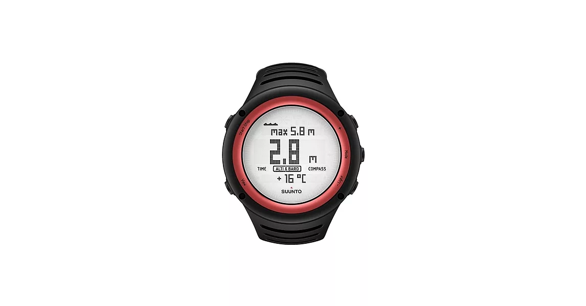 【SUUNTO】CORE GLACIER GRAY系列運動概念錶 (紅/黑 SUSS016788000)