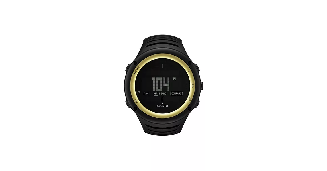 【SUUNTO】CORE GLACIER GRAY系列運動概念錶 (黃/黑 SUSS016789000)