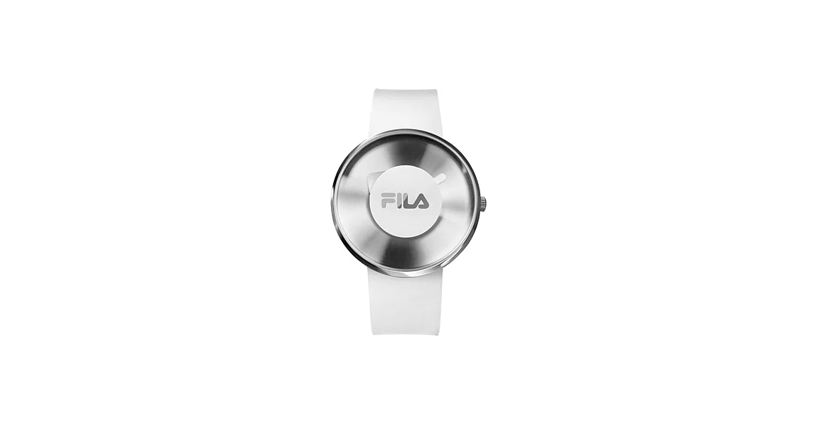【FILA】純粹簡明時尚休閒腕錶 (銀白 FL38019006)
